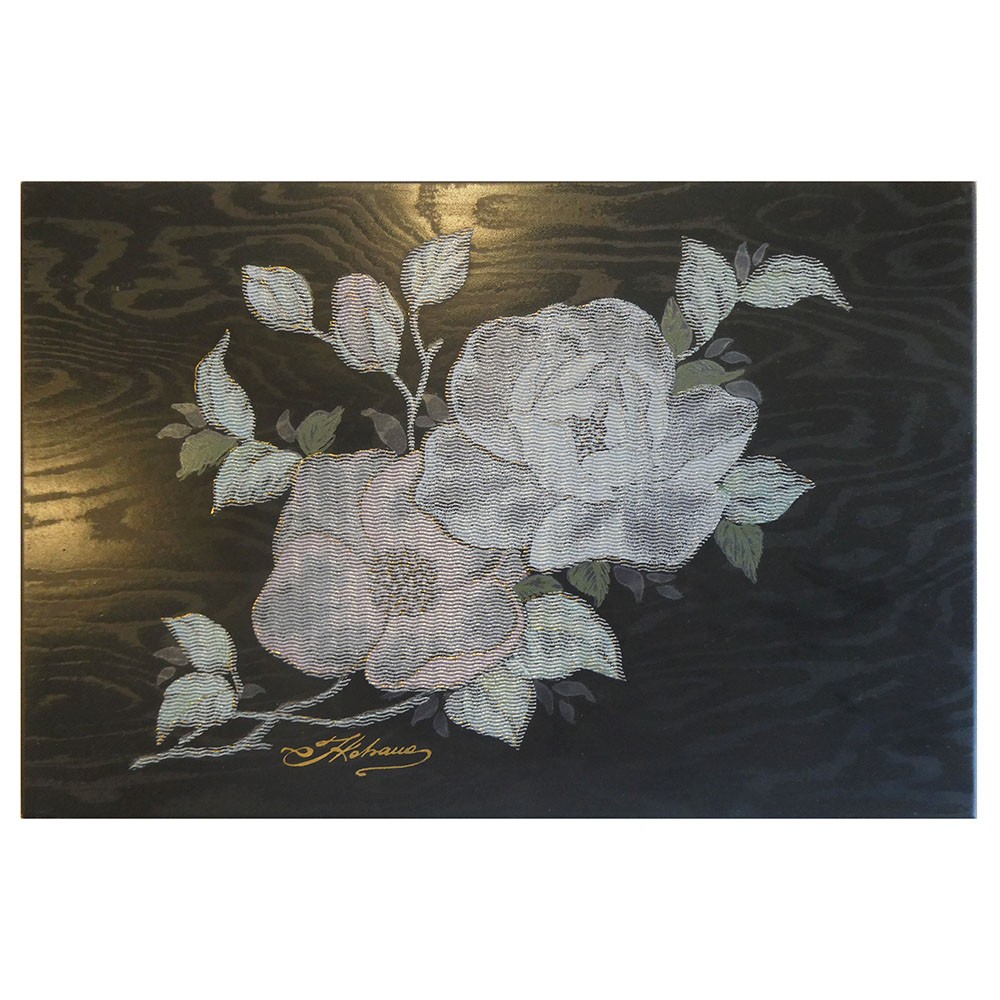 Ref : DÉCOR NOIR FLEURS GR...